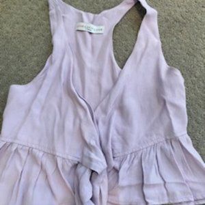Lavender crop top